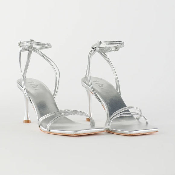 Tibi Metallic Nappa Guy Sandal in size 40 - Picture 3 of 10